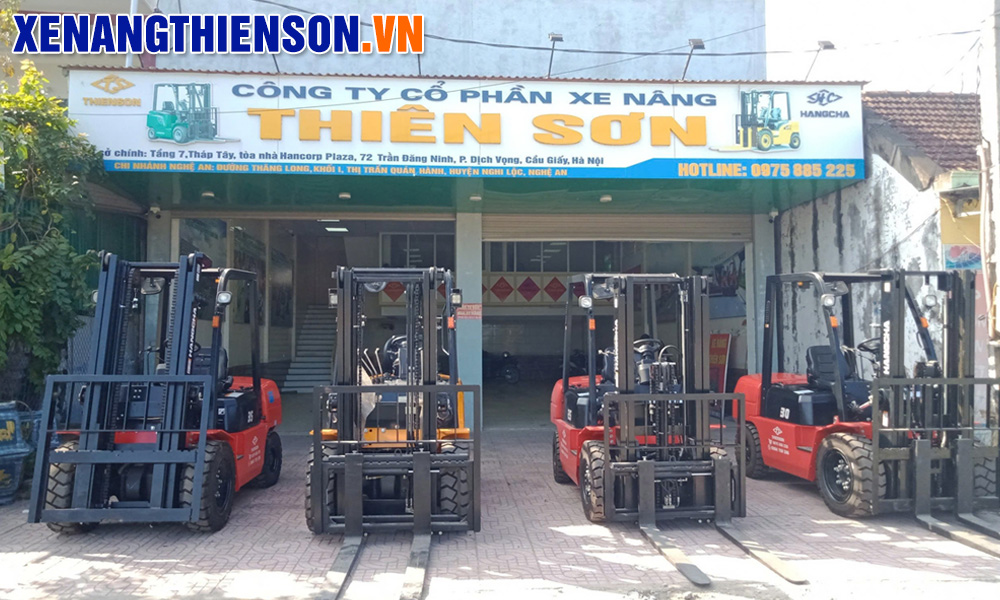 Kho xe nâng HANGCHA tại Nghệ AN