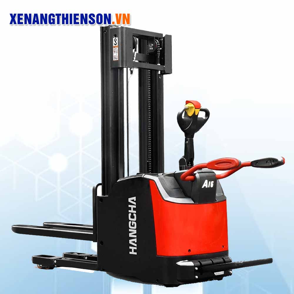 xe nâng tay điện cao 1.6 tấn Axit