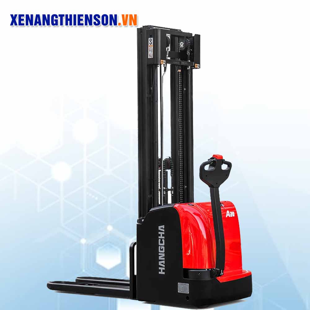 xe nâng tay điện cao 1.6 tấn Axit