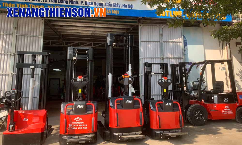 Xe nâng tay điện cao 1.6 tấn Axit