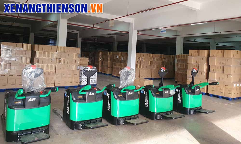 Xe nâng tay điện thấp 2 tấn lithium
