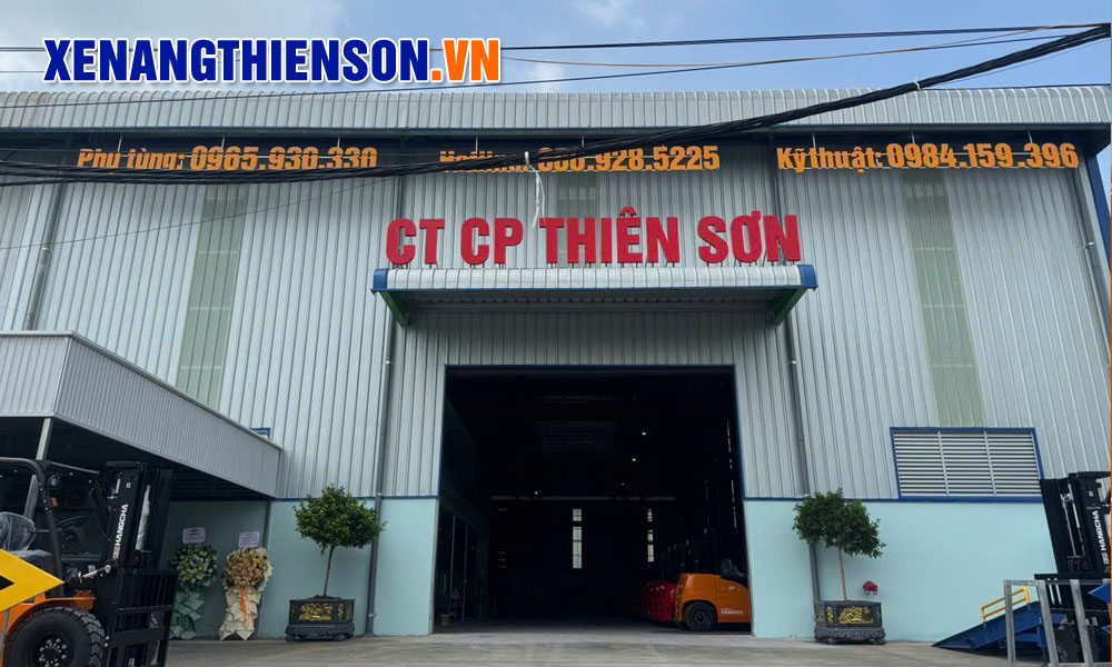 Hình ảnh kho bãi xe nâng Thiên Sơn