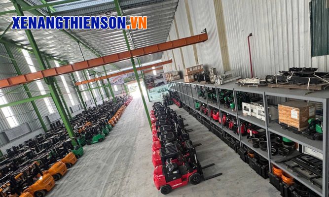 Xe nâng dầu có rất nhiều tải trọng và mẫu mã khác nhau