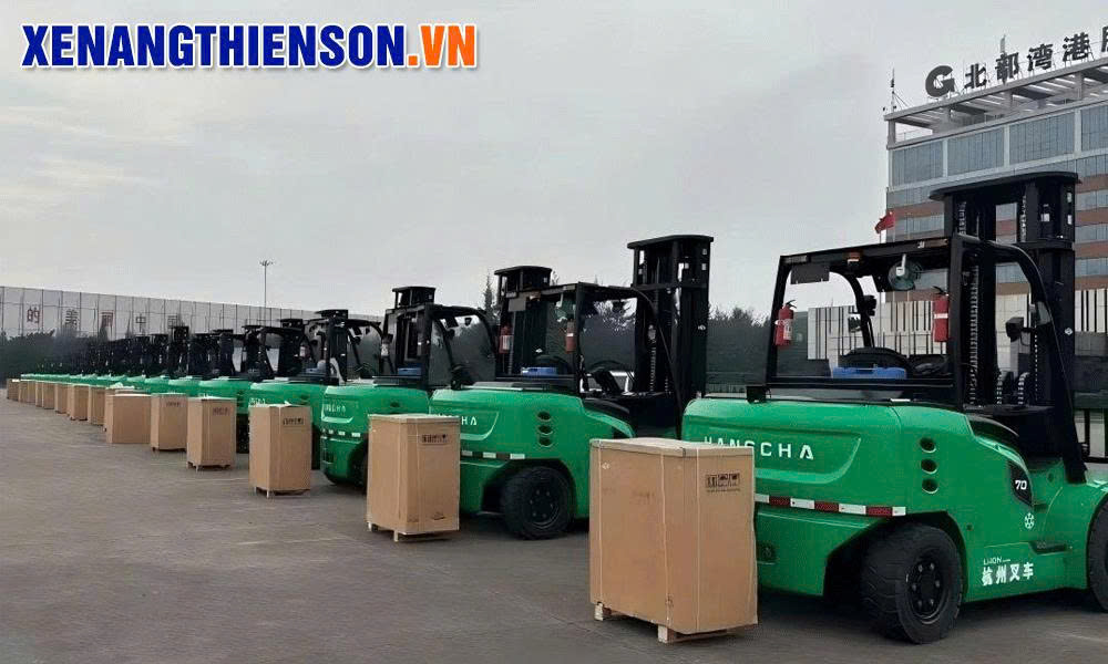 Xe nâng kho lạnh 7 tấn dòng X