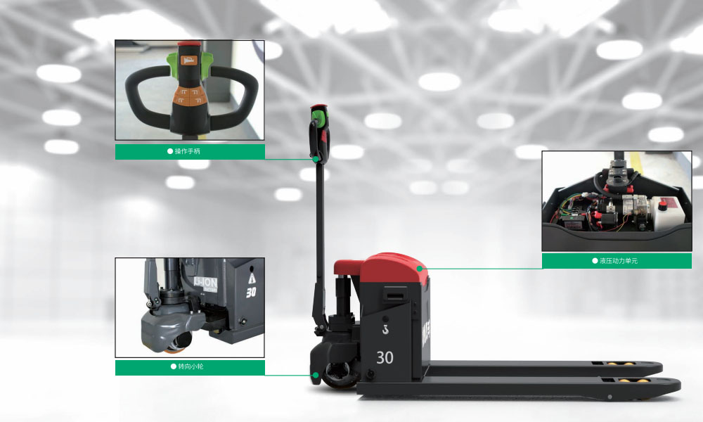 Xe nâng tay điện 3 tấn Mini