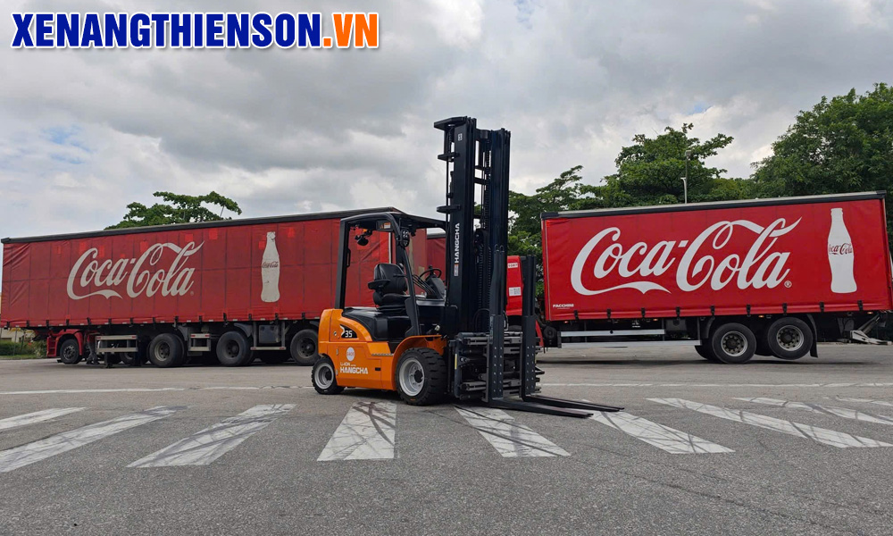 Xe nâng điện 3.5 tấn Pin Lithium
