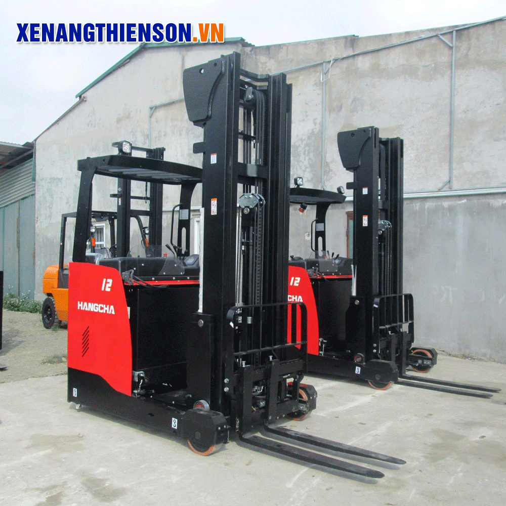 Xe nâng reach truck ngồi lái 1.2 tấn