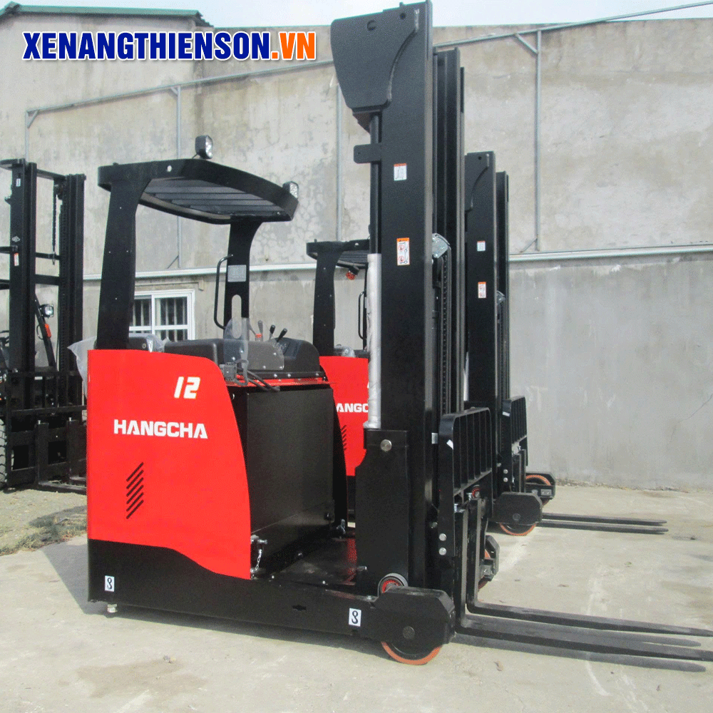 Xe nâng reach truck ngồi lái 1.2 tấn