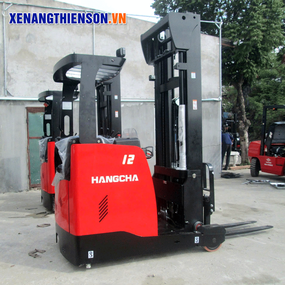Xe nâng reach truck ngồi lái 1.2 tấn