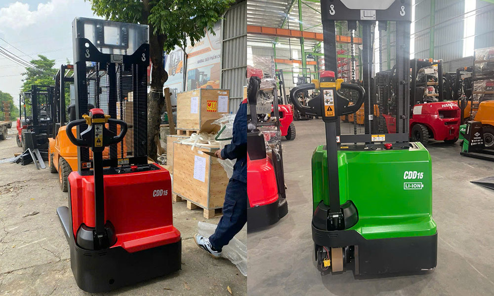 Xe nâng tay điện cao