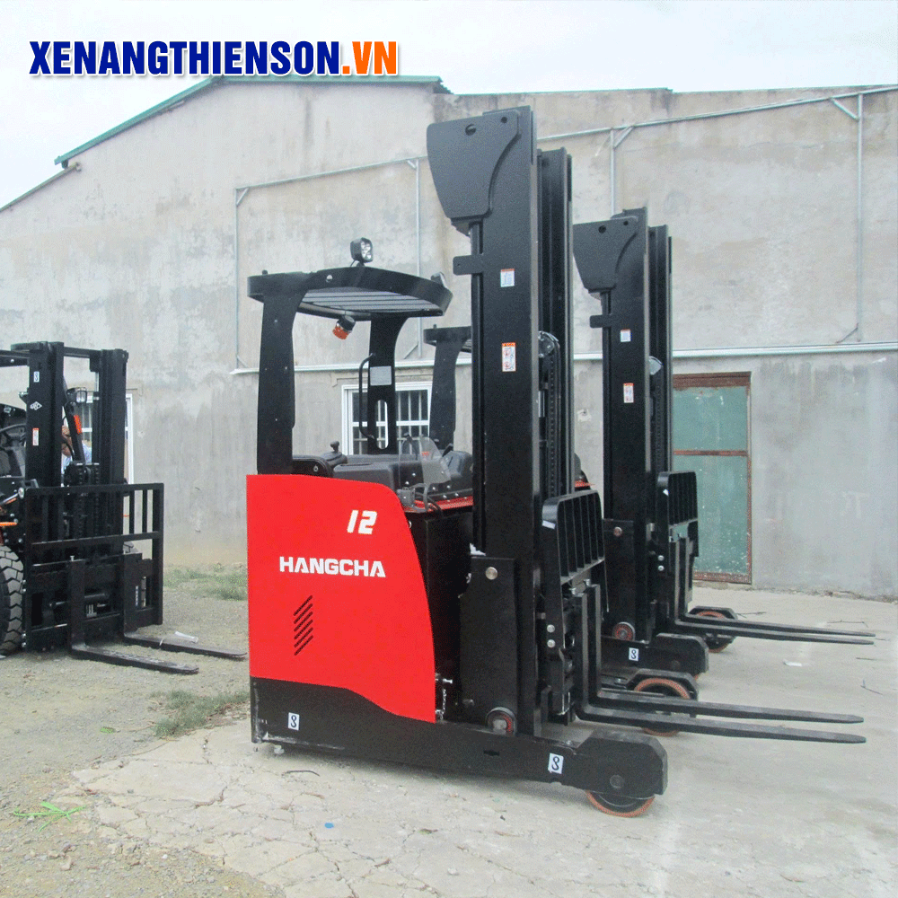 Xe nâng reach truck ngồi lái 1.2 tấn